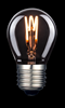 Klotlampa LED Nero 3-steg E27 rökfärgad