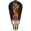 Edisonlampa LED E27 rökfärgad 40lm 1800K