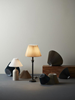 Astrid veckad lampskärm 25cm krämvit