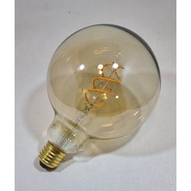 Glob LED amber 250lm 125 E27 2200K dimbar