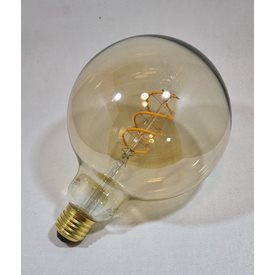 Globlampa LED amber 250lm 125 E27 2200K dimbar