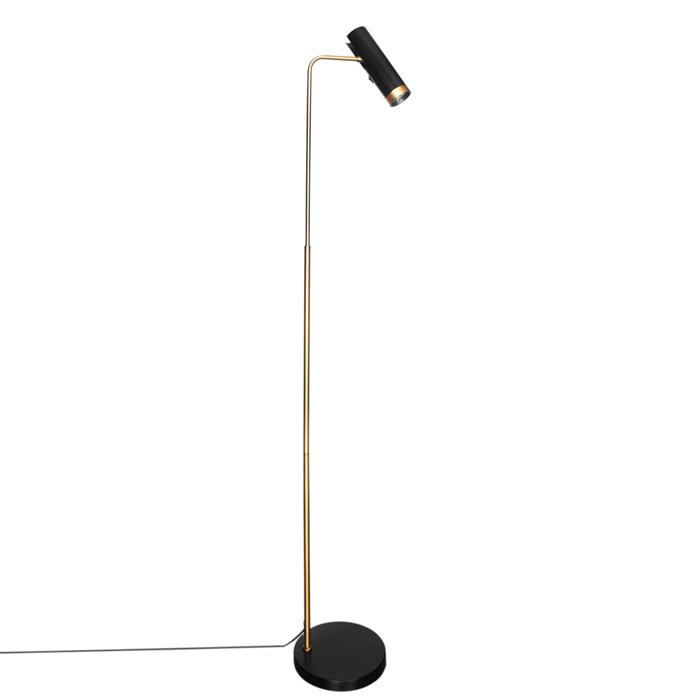 Puls golvlampa svart