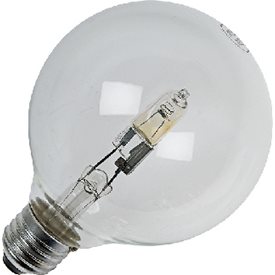 Globlampa halogen 125mm 70W E27