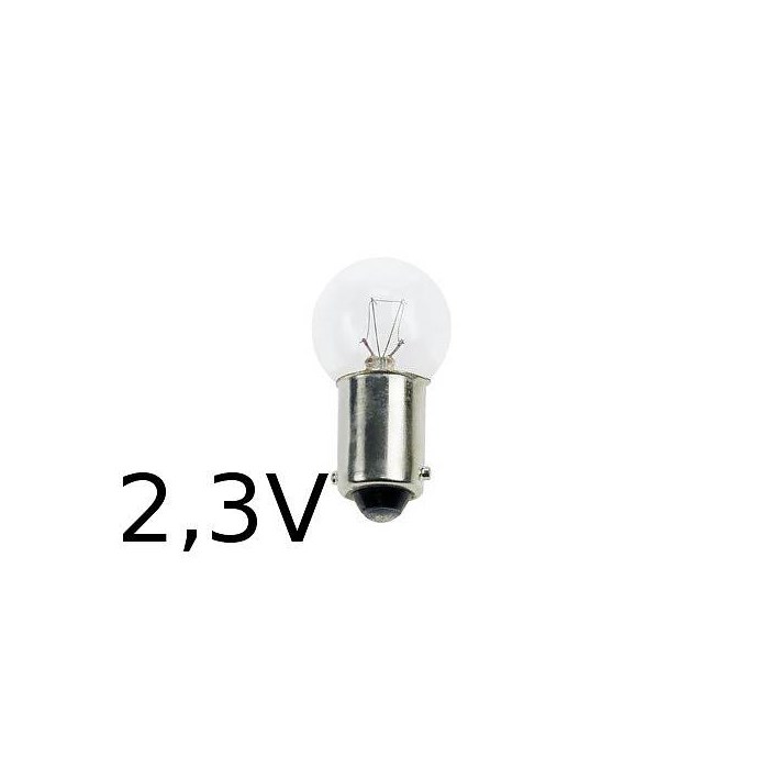 Signallampa 2,3V Ba9s 3W 1,3A