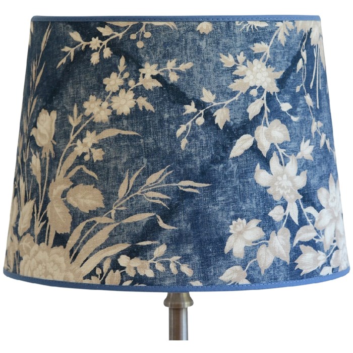 ELIZA FLORAL lampskärm 24cm blå