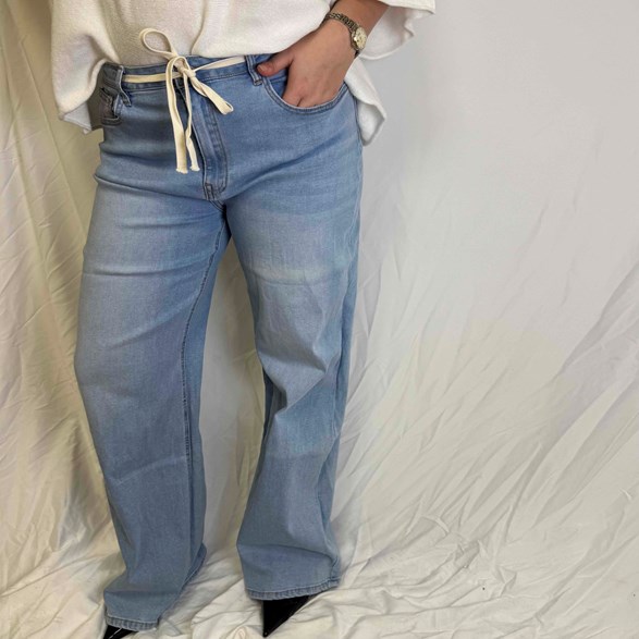 M.Blål/3D Denim Snörning