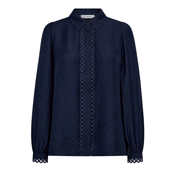 Romantisk blus med broderade detaljer