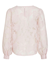Blommig transparent blus