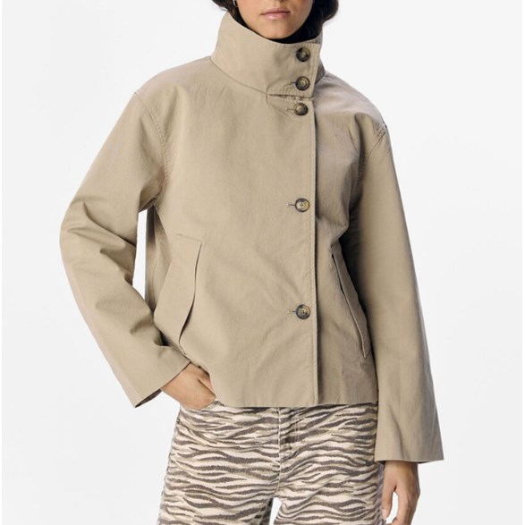 Kort trenchjacka