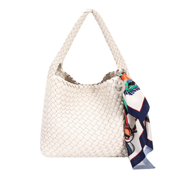 Flätad bucketväska