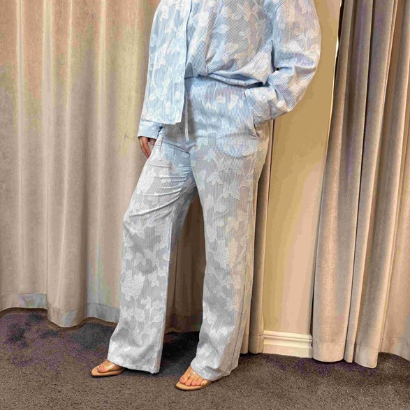 L/Wes Set Smalrandig Blom Resår