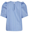 TERANCC STRIPE SS BLOUSE - PALE BLUE