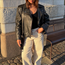 Brun Vintage Biker