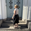 Satin Midi kjol