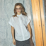 Poppycc Elastic Cuff Ss Shirt 500053