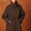 Oversize Trenchcoat med Hög Krage