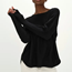 Curved Sweater – stickad tröja i 100% cashmere