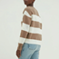 Boxy Raglan Striped Sweater