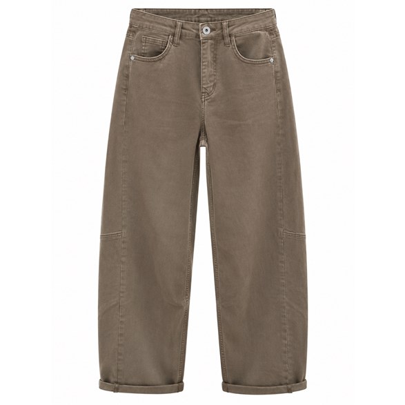 Taupe barrelbyxor