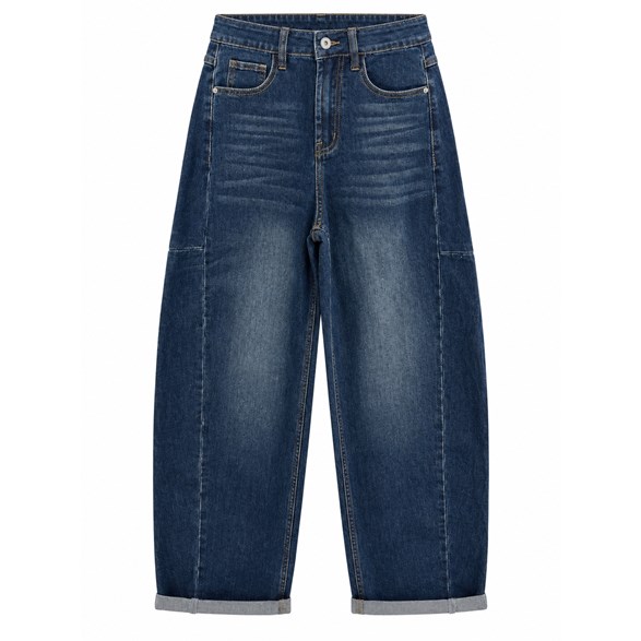 Denimblå barrel