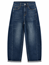 Denimblå barrel