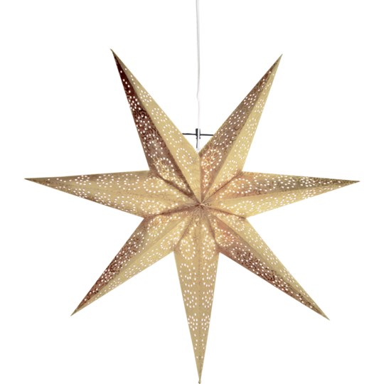 Star Trading Antique Julstjärna 60Cm Guld Inkl. Upphäng