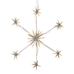 Star Trading Snöflinga (Flower Snowflake) Siluett Blommor Ip44