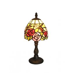Norrsken Design Rosor B063057 Bordslampa 16Cm Tiffany