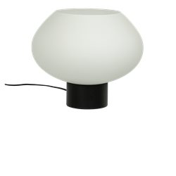Aneta Lighting Bell Bordslampa Stor Svart-Opalvit