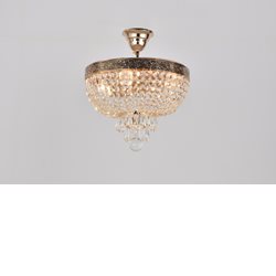 Norrsken Design Queen Kristallplafond 30Cm Fransk-Guld