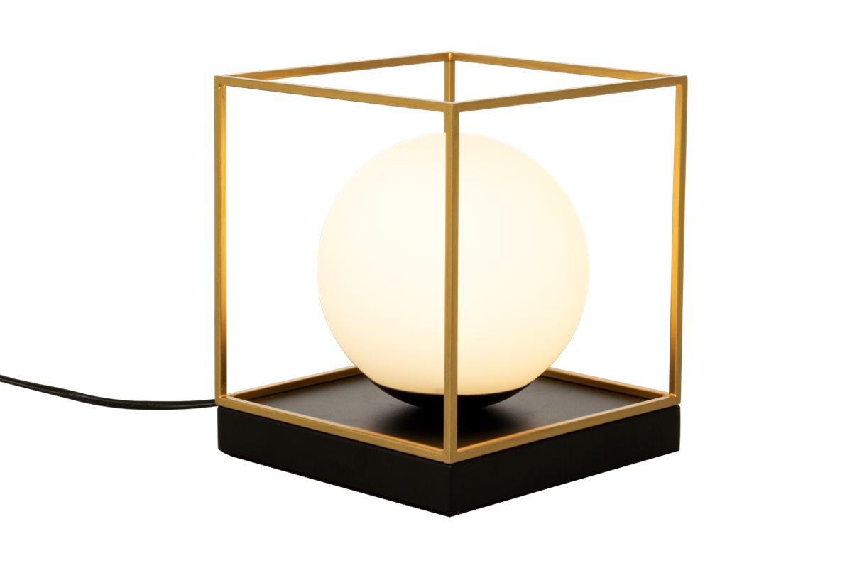 Aneta Lighting Astro bordslampa-vägglampa stor svart-guld