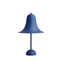 Verpan Pantop Bordslampa Blå Matt Klassisk
