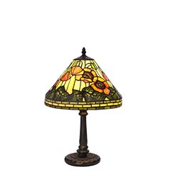 Nostalgia Design Vallmo Bordslampa 30Cm Tiffany