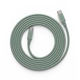 Avolt USB-C Kabel Till Usb-C 2 meter, Oak Green
