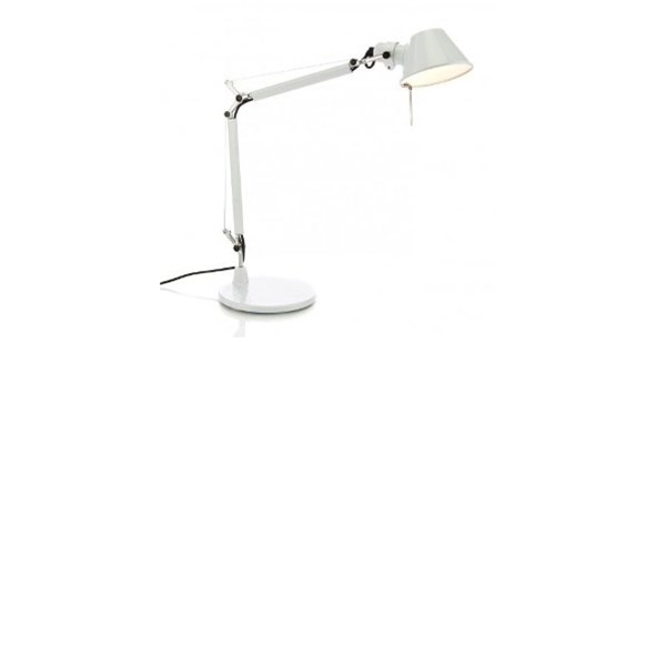 Artemide Tolomeo Micro Bord Vit Inkl. Fot