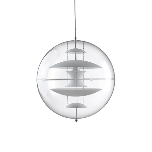 Verpan Vp Globe Pendel 50Cm Vit/Glas