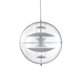 Verpan Vp Globe Pendel 50Cm Vit/Glas