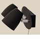 Aneta Lighting Sandnes vägglampa dubbel svart med dimmer