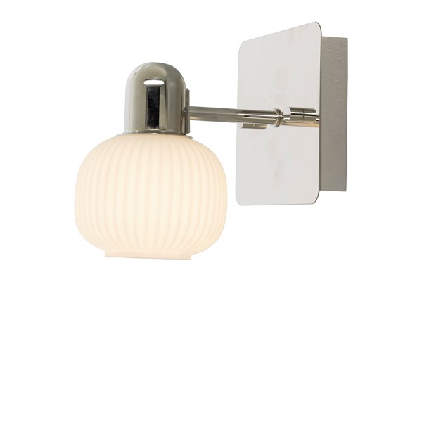 Aneta Lighting Messina vägglampa 1:a krom IP44