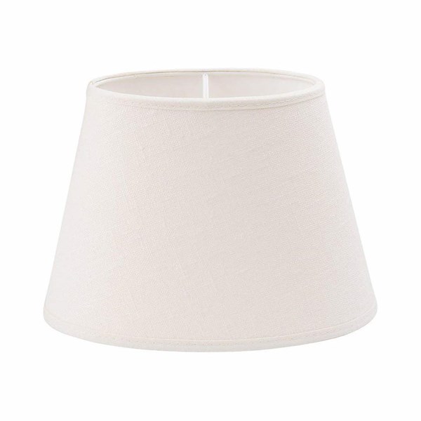 Pr Home Lampskärm Oval 43Cm Lin Offwhite