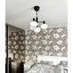 Aneta Lighting Bell Pendel 4:A Rund Svart/Opalvit