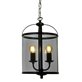 Aneta Lighting Budgie taklampa 2-l 23cm liten svart-rökfärgad