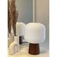 Aneta Lighting Aura Bordslampa Brunbetsad/Vit