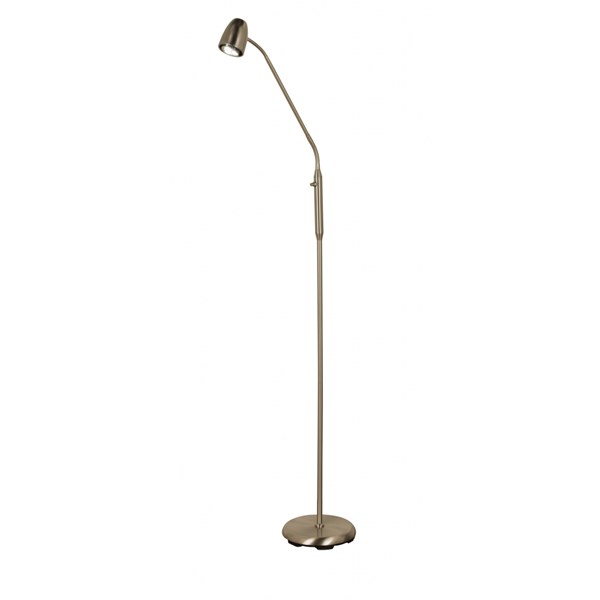 Aneta Lighting Sandnes golvlampa stål med dimmer
