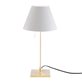 Luceplan Costanzina bordslampa Mässing Led Inkl. Vit Skärm