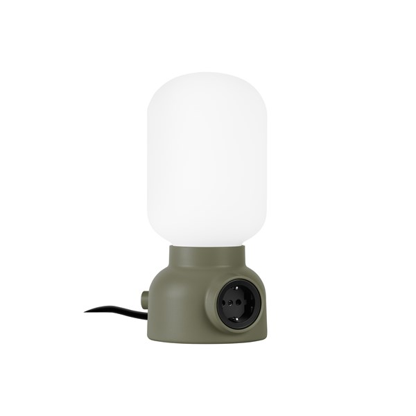 Ateljé Lyktan Plug Lamp Bordslampa Pudergrön Exkl. Ljuskälla