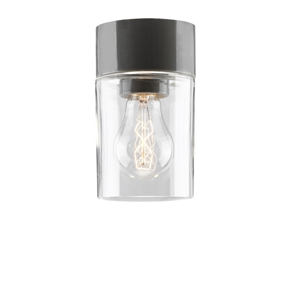 Ifö Electric Opus 100/175 Grå/Klarglas Vägg/Tak Ip44