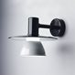 Ateljé Lyktan Stockholm vägglampa 370 IP44, Svart/Grå