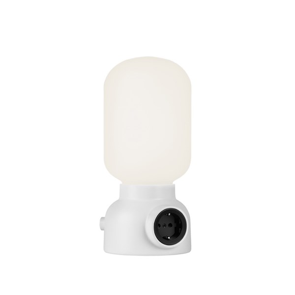Ateljé Lyktan Plug Lamp Bordslampa Vit Inkl Ljuskälla Led