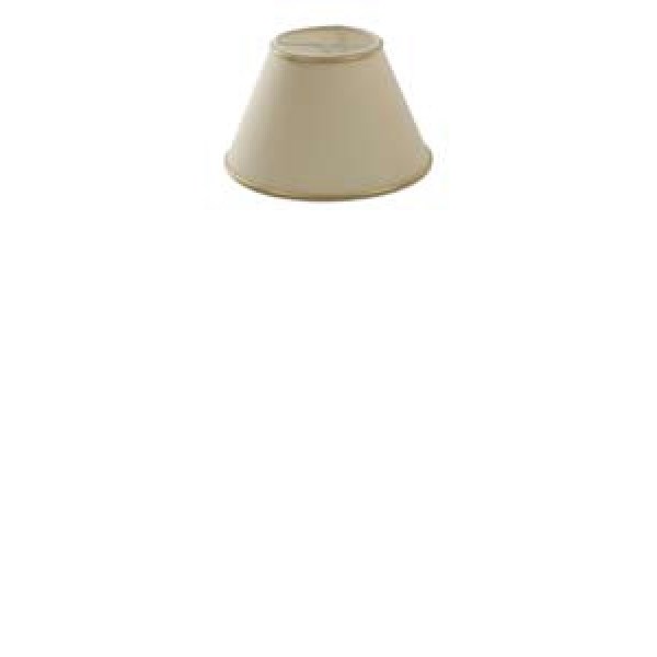 Hallbergs Belysning Lampskärm Rund 25 Chintz Beige Med Guldkant
